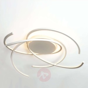 Biała lampa sufitowa LED Space, 55 cm