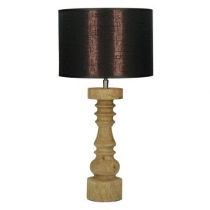 Lampa stołowa Florence Wood wys. 52cm
