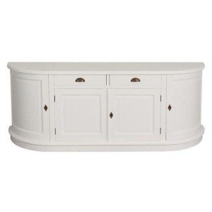 Komoda Brighton 4 drzwi + 2 szuflady white