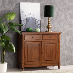 Komoda Charlie 2 szuflady, 2 drzwi, brown