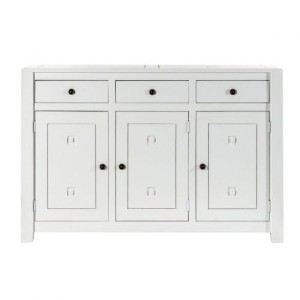 Komoda Noa white, 3drzwi + 3szuflady 150x50x100cm