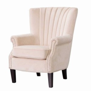 Fotel Scarlett Velvet Cream 78x83x101cm