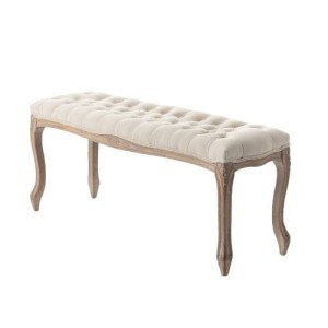 Ławka Isacco cream 114x38x48cm