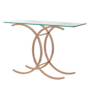 Konsola Chica rose gold 128x40x79cm