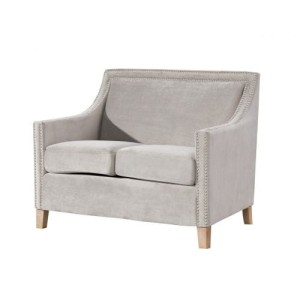 Sofa Diana silver grey 2-os.