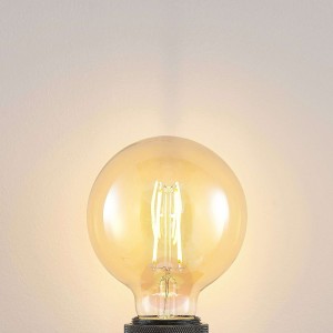 Żarówka LED E27 G95 6,5W 2 500 K bursztynowa