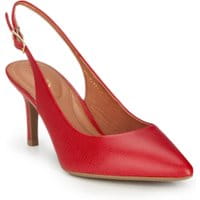 Szpilki ze skóry licowej