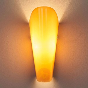Bloom - lampa ścienna w 8 kolorach bursztynowa