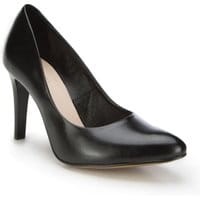 Szpilki ze skóry licowej