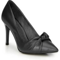 Szpilki ze skóry licowej