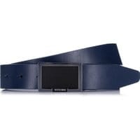 Pasek męski - Skóra licowa - Naturalny połysk