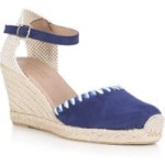 Buty na koturnie Sandały typu espadryle w głębokiej granatowej odsłonie
