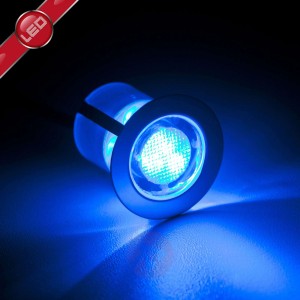 Oprawy wpuszczane Cosa LED 3 cm 10szt. niebieski