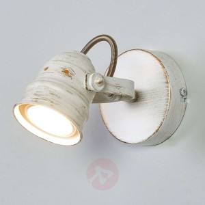 Biały spot LED Leonor z żarówką GU10