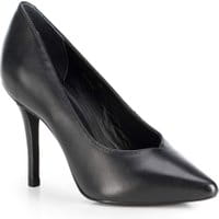 Szpilki ze skóry licowej