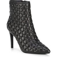 Buty damskie - Pikowane botki damskie - Hand Made