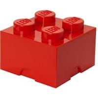 Pudełko z pokrywką Lego Square Four Red