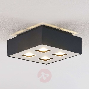 Lindby Kasi lampa sufitowa, 4-punktowa, 24 x 24 cm
