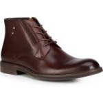 Buty męskie ocieplane - Obcas 3cm - Skóra