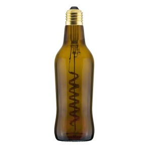 LED Beer Bulb E27 8W ciepła biel 160 lm brązowa