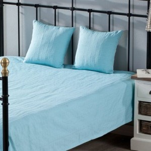 Komplet Milena turquoise 180 x 260 cm pled + 2 poszewki -50%