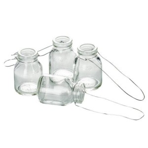 Dekoracyjne butelki 50ml 4szt