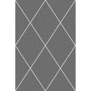 Dywan Royal Rhombs dark grey/cream 160x230cm