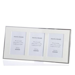 Ramka Amanda trio 41x1,5x20,5cm silver