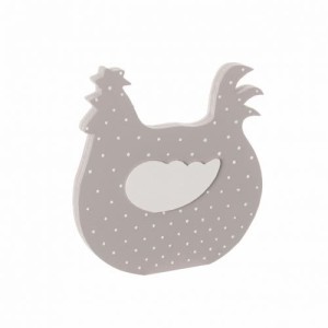 Dekoracja Grey Hen I 20cm