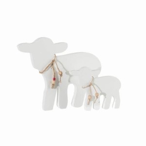 Dekoracja White Sheep - 2 szt.