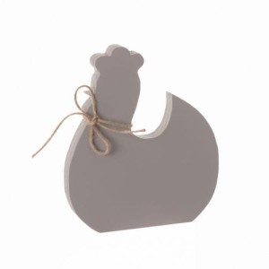 Dekoracja Grey Hen II 15cm