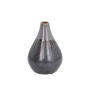 Wazon Quepos grey wys. 21cm