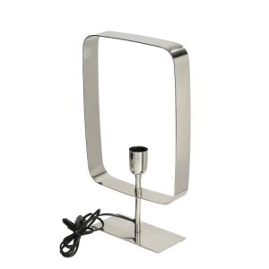 Lampa stołowa Theo Silver 46 cm