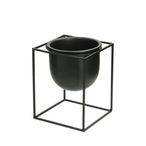 Kwietnik Cumbo Black 26cm