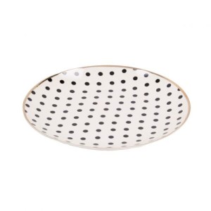Talerz deserowy Stylish 20,5cm dots