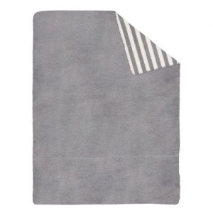 Koc Cotton Cloud 150x200cm Gray Stripes