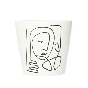 Osłona na doniczkę Face I 12cm