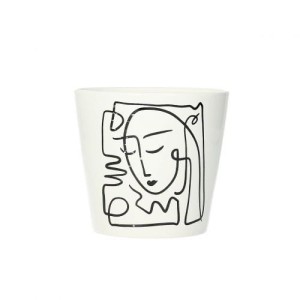 Osłona na doniczkę Face II 12cm
