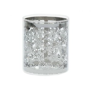 Świecznik Christmas Time Silver wys.8cm