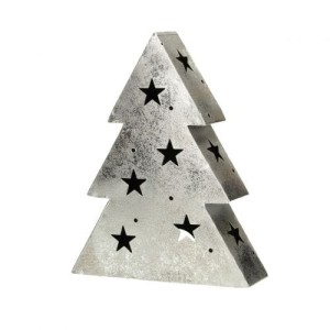 Świecznik Christmas Tree wys. 28cm metal