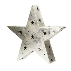 Świecznik Christmas Star wys. 43cm metal