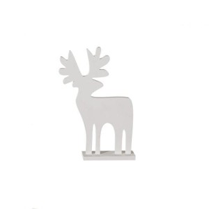 Dekoracja Deer white 30cm