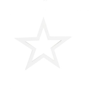 Dekoracja Star white 23cm