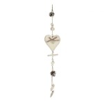 Ozdoba wisząca White Heart dł. 75cm