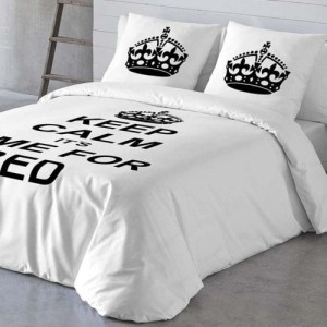 Komplet pościeli Keep Calm 160 × 200 cm