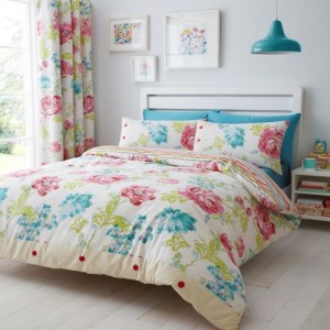 Pościel dwustronna Floral Multi 220 × 200 cm