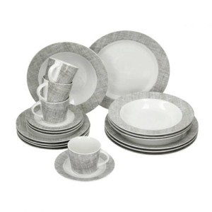 Zestaw obiadowo-kawowy Lino Grey 20cz.
