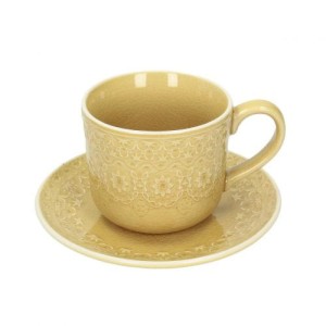 Filiżanka ze spodkiem Amber Stone 250ml