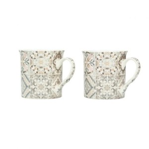 Zestaw kubków Casa Decor grey 2 szt. 300ml