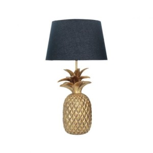 Lampa Pineapple gold wys. 56cm
